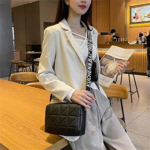 2-Piece PU Leather Crossbody Bag for Girls – Stylish Shoulder Bag for Women