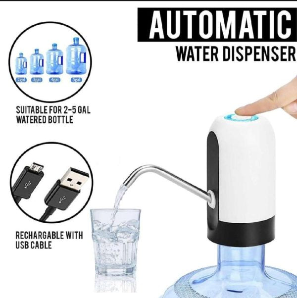 Electric Water Dispenser Portable Automatic |Electric Water Pump Drinking Bottle Switch USB Rechargeable Water Pump Machine