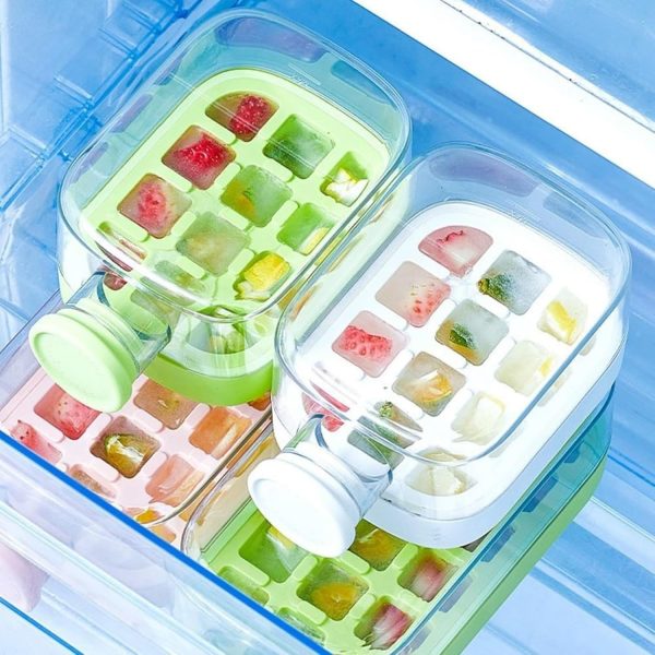My Crush Cup 2 in 1 Ice Cube Tray, Water Bottle Ice Cube Tray – 500ml