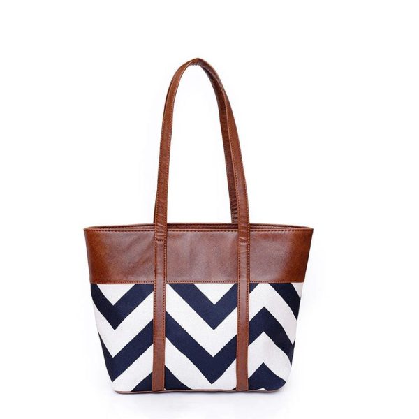 Women’s PU Leather Printed Tote Bag – Stylish Purse & Shoulder Bag